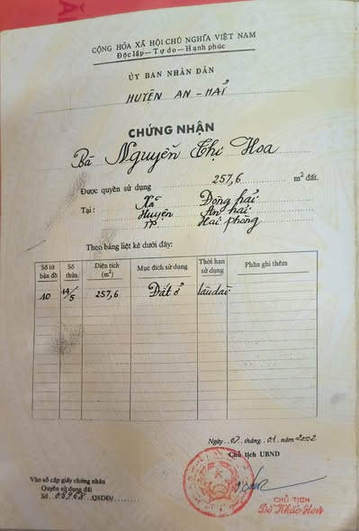 Lô đất biệt thự Bình Kiều Đông Hải 257m² giá 12.336 tỷ - Đầu tư sinh lời lý tưởng!