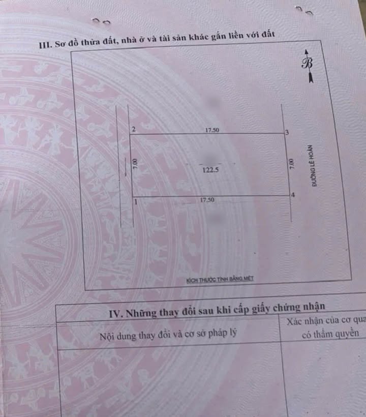 Bán nhà 3 tầng mặt đường Lê Hoàn, phường Trường Vinh, 122.5m² - Vị trí đắc địa, giá tốt!