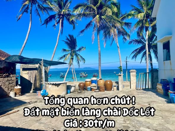 Đất mặt biển Dốc Lết Khánh Hòa 360m² giá 3.6 tỷ - Cơ hội đầu tư tuyệt vời!