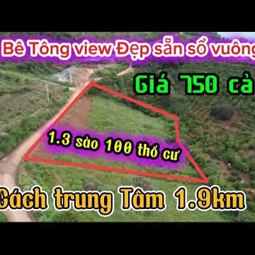 Đất trống 1.3 sào tại Đan Phượng, Lâm Hà - View đẹp, chỉ 750 triệu!