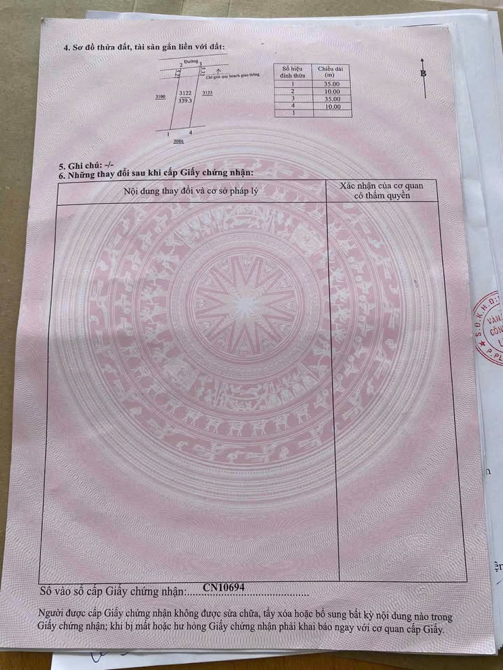 Đất nền đường Lý Chính Thắng, phường An Phú, 350m² - Giá chỉ 799 triệu, bớt lộc!