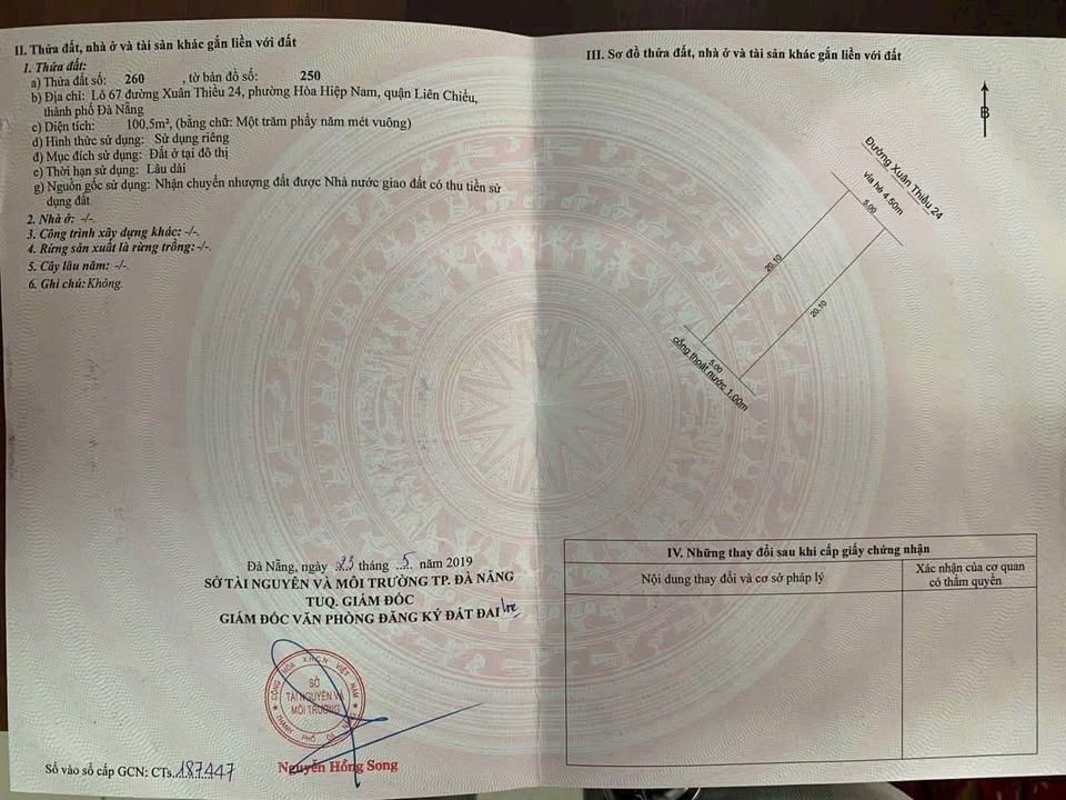 Đất nền Xuân Thiều 24, Liên Chiểu, Đà Nẵng 105m² chỉ 5 tỷ - Cơ hội đầu tư tuyệt vời!