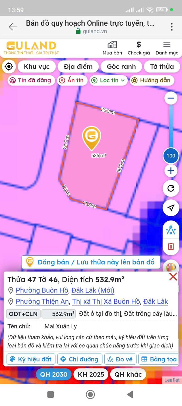 Đất mặt tiền đường Tống Duy Tân 537m² giá 4.789 tỷ - Cơ hội đầu tư hấp dẫn!