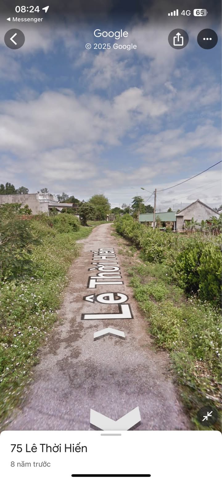 Đất thổ cư 156m² mặt tiền đường Lê Thời Hiến, giá chỉ 4xx triệu - Cơ hội đầu tư tuyệt vời!