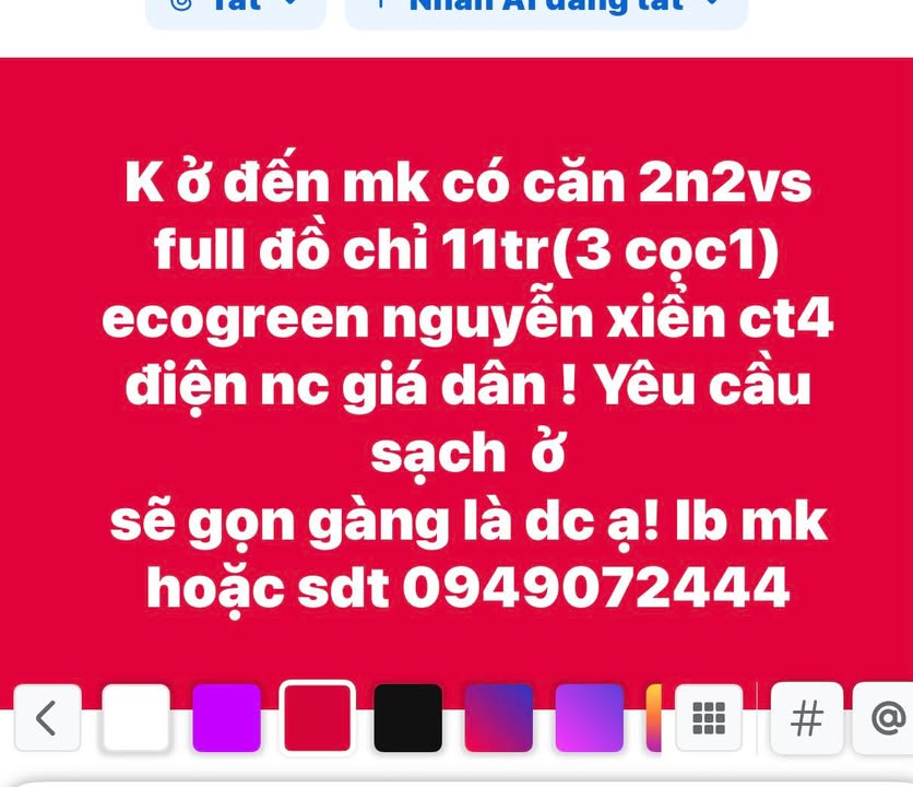 Căn hộ Eco Green City CT4 2PN giá 11 triệu - Full nội thất, sẵn sàng ở ngay!