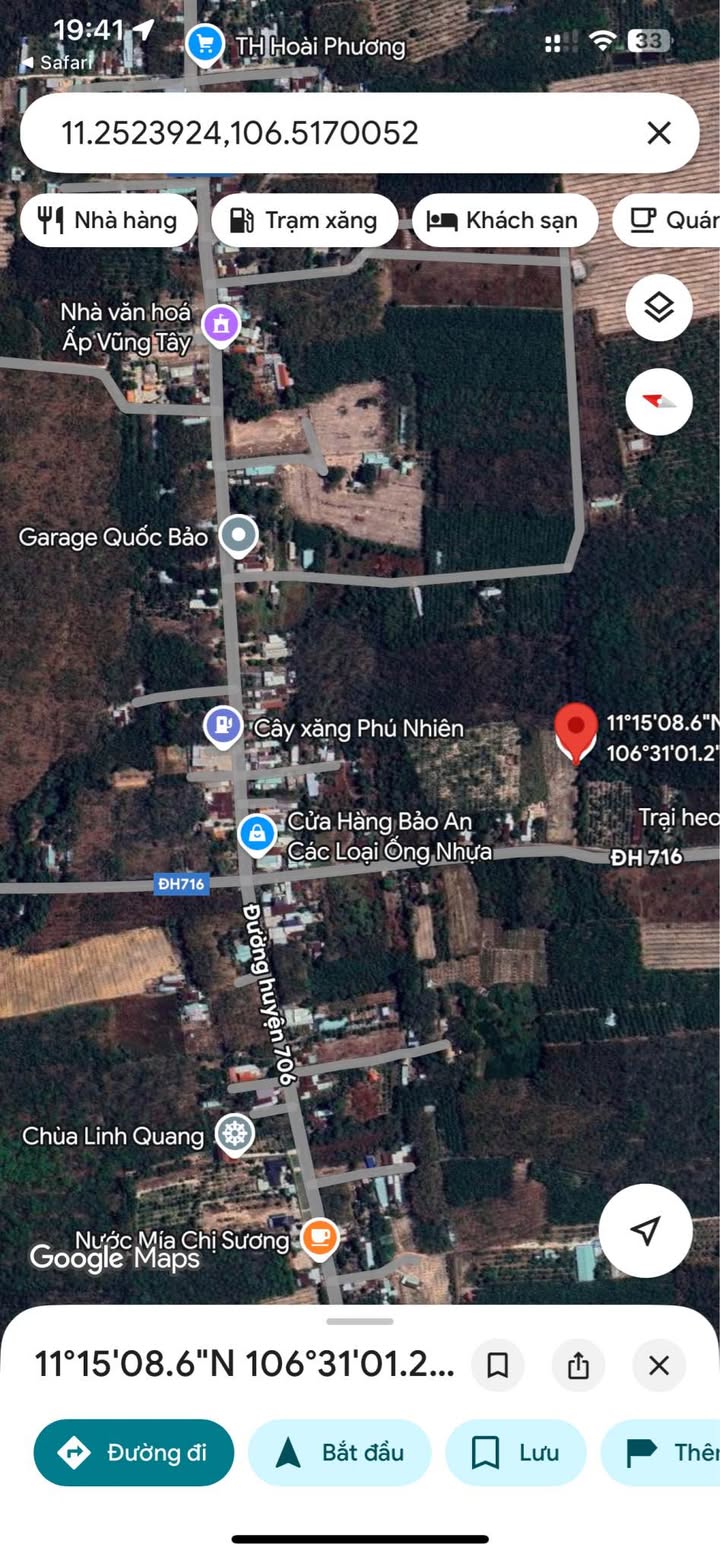 Đất nền Long Hòa Dầu Tiếng 150m² giá 4 tỷ - Cơ hội đầu tư tuyệt vời!