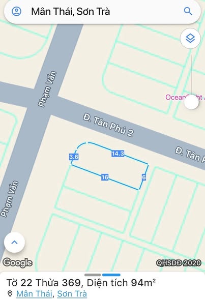 Đất nền góc biển Phạm Vấn 174m² giá 27 tỷ - Cơ hội đầu tư hiếm có!