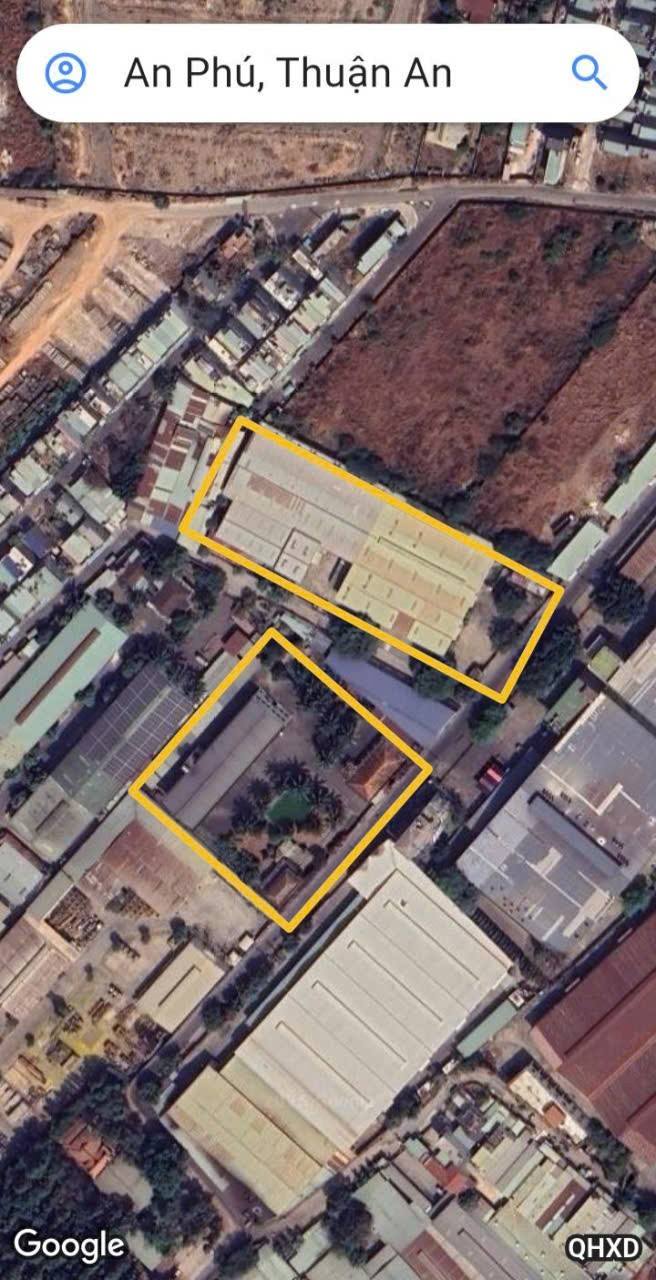 Bán gấp 2 nhà xưởng An Phú, Thuận An, Bình Dương - Diện tích khủng, giá hấp dẫn!