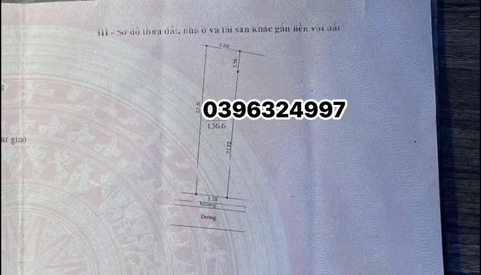 Đất thổ cư Tam Dị Lục Nam 136m² - Hậu nở, giá thỏa thuận, đầu tư sinh lợi!