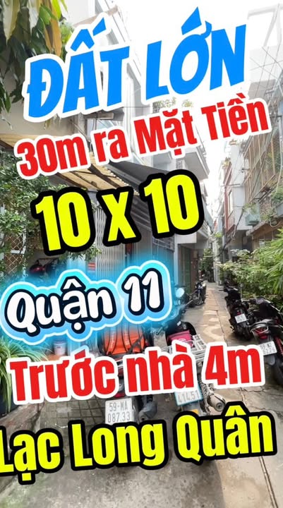 Đất nền 100m² Lạc Long Quân, Phường 3, Quận 11 - Giá thỏa thuận, xây dựng theo yêu cầu!