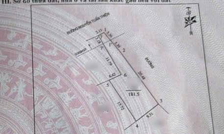 Bán đất thổ cư 181.5m² đường Nguyễn Tuấn Thiện - Lô góc đẹp để xây nhà