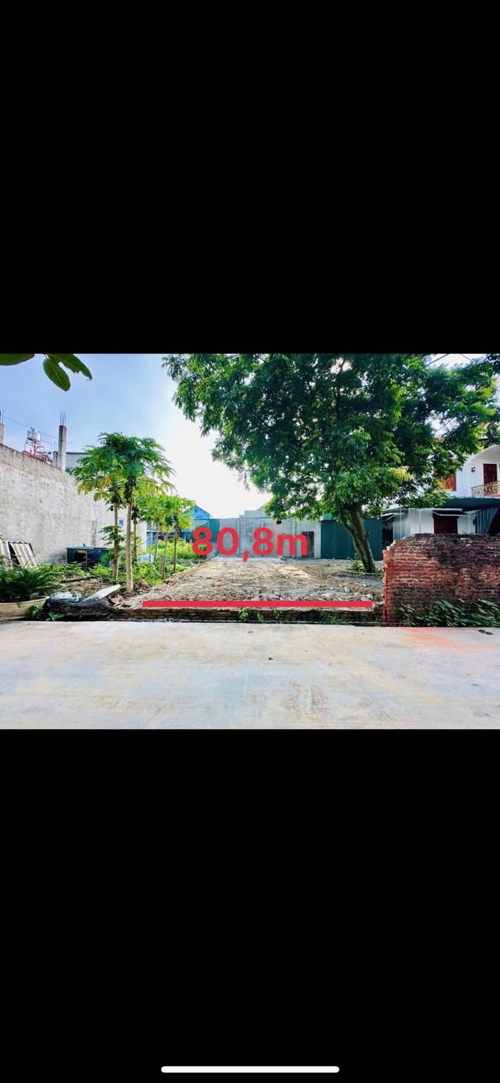 Đất nền Phú Nghĩa, Chương Mỹ 80.8m² giá 3.1 tỷ - Vị trí đắc địa cho đầu tư!