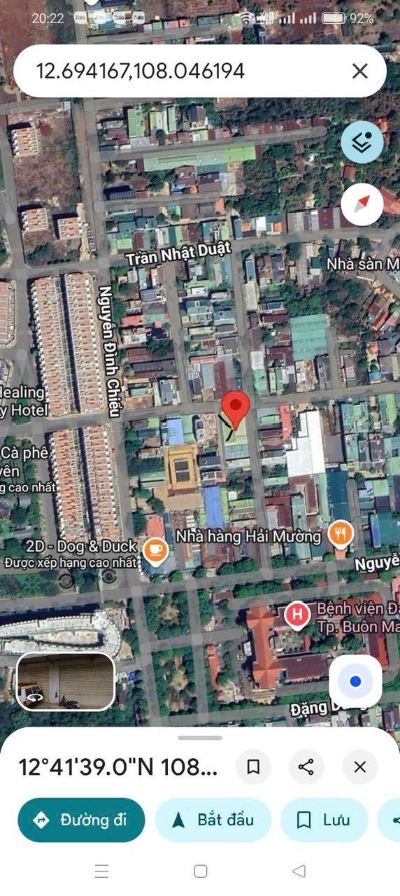 Đất nền liền kề Nguyễn Đình Chiểu, Buôn Ma Thuột 200m² giá chỉ từ 6,1 tỷ - Đầu tư sinh lời ngay!