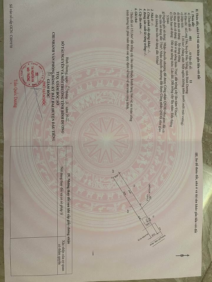 Đất nền Bàu Bàng 1000m² giá thỏa thuận - Cơ hội đầu tư tuyệt vời!