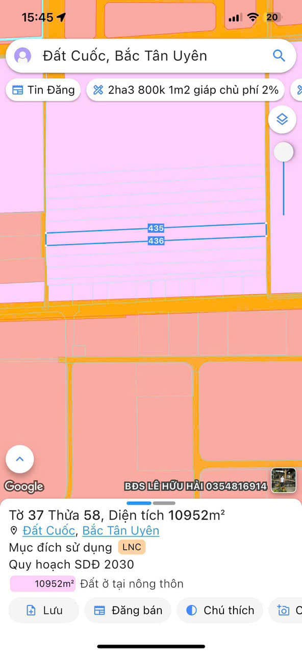 Lô đất 2 mặt tiền Đất Cuốc, Bắc Tân Uyên 10.222m² giá chỉ 8 tỷ - Cơ hội đầu tư hấp dẫn!