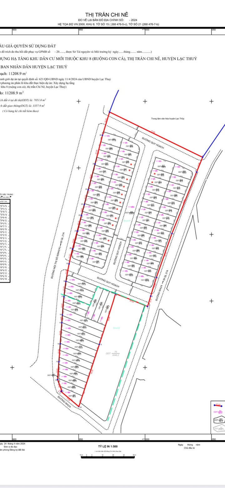 Đất nền đẹp tại thị trấn Chi Nê, Lạc Thủy, 89m² giá chỉ 1 tỷ - Cơ hội đầu tư tuyệt vời!