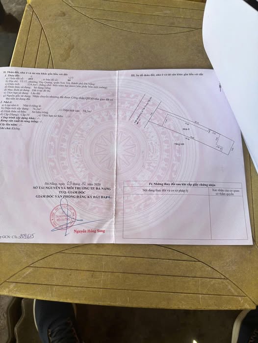 Bán lô đất kiệt ô tô 77/ Lê Tấn Trung, Thọ Quang, 124m² - Giá tốt thương lượng!