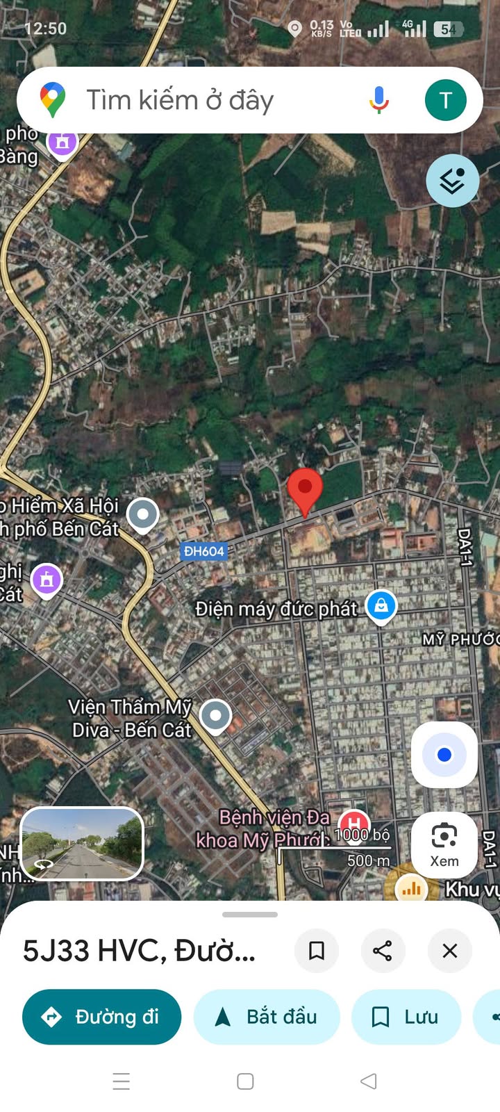 Đất Nền Mặt Tiền Đường 7B, Bến Cát 210m² giá 2 tỷ - Cơ hội đầu tư hấp dẫn!