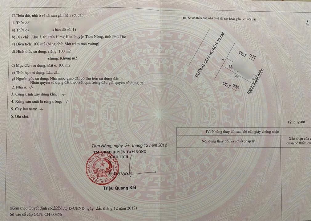 Đất nền kinh doanh 100m² tại Hưng Hóa - Giá hợp lý, vị trí đắc địa!