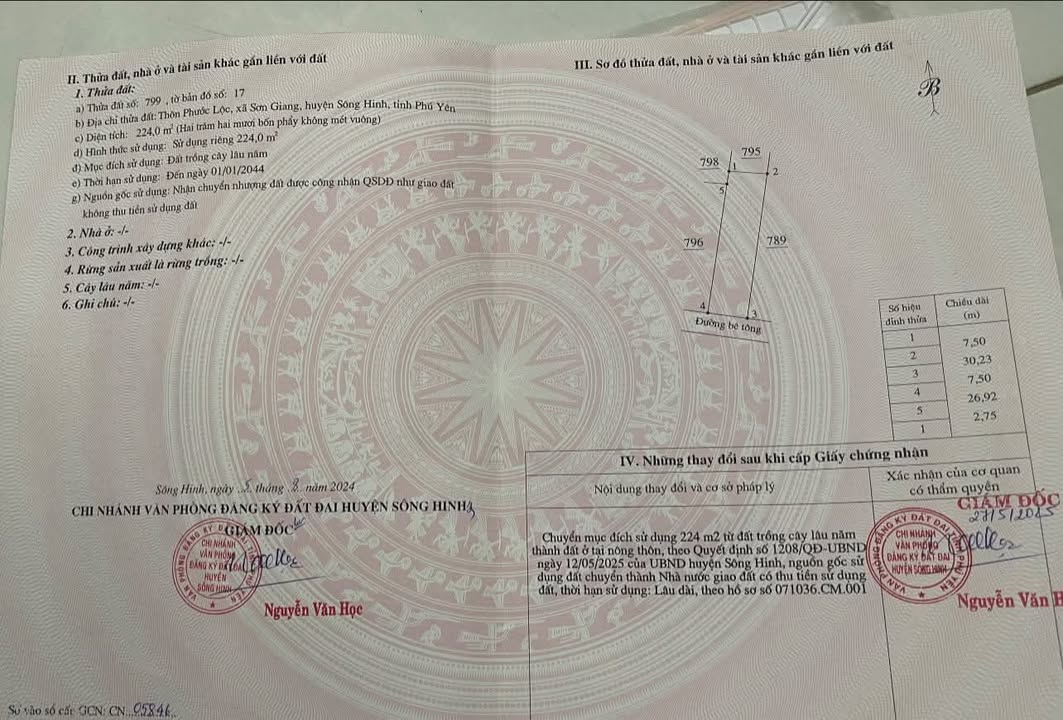 Đất thổ cư xã Đức Bình - Sông Hinh, Phú Yên 225m² giá chỉ 260 triệu - Sổ đỏ chính chủ!