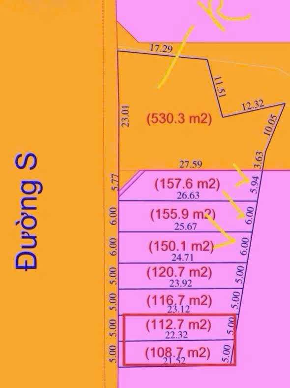 Đất nền mặt tiền đường S Phú Mỹ 110m² giá 4.8 tỷ - Cơ hội đầu tư sinh lời!