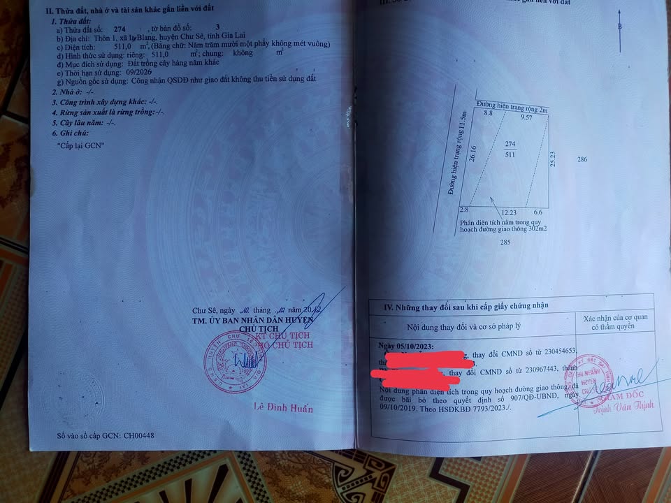 Đất nền thổ cư xã Ia Blang, huyện Chư Sê 546m² - Sổ hồng chính chủ, giá thỏa thuận!