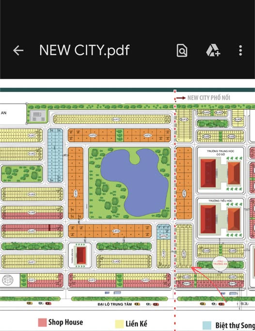 Bán lô góc Townhouse Khu biệt thự New City 137m² giá 2.74 tỷ - Hướng Đông view công viên tuyệt đẹp!