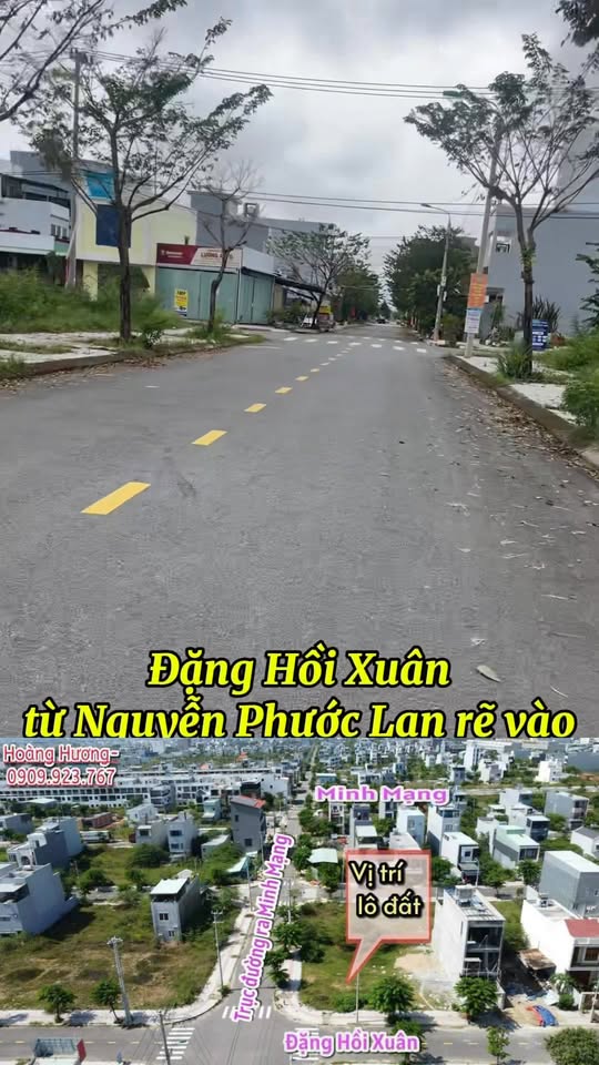 Đất nền góc Đặng Hồi Xuân, Ngũ Hành Sơn, Đà Nẵng 165m² - Sổ đỏ chính chủ, giá thỏa thuận!