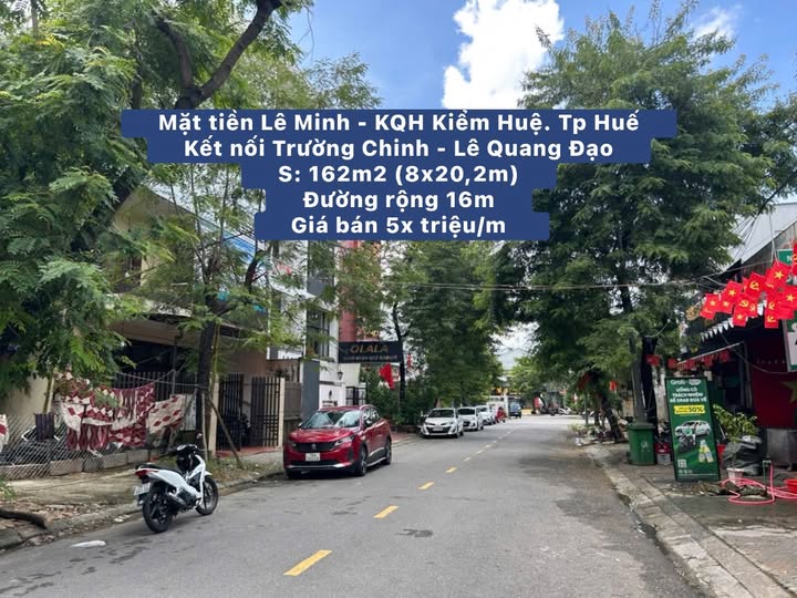 Bán FrontHouse mặt tiền Lê Minh, Thừa Thiên Huế, 162m² giá 8.1 tỷ - Cơ hội đầu tư tốt!