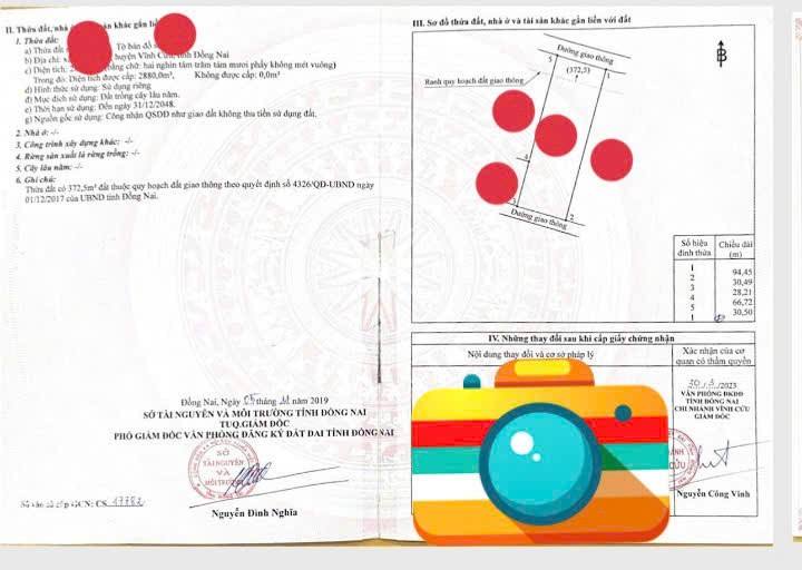 Đất nền Trảng Dài, Biên Hòa 2900m² giá 21 tỷ - Đầu tư sinh lời tốt!