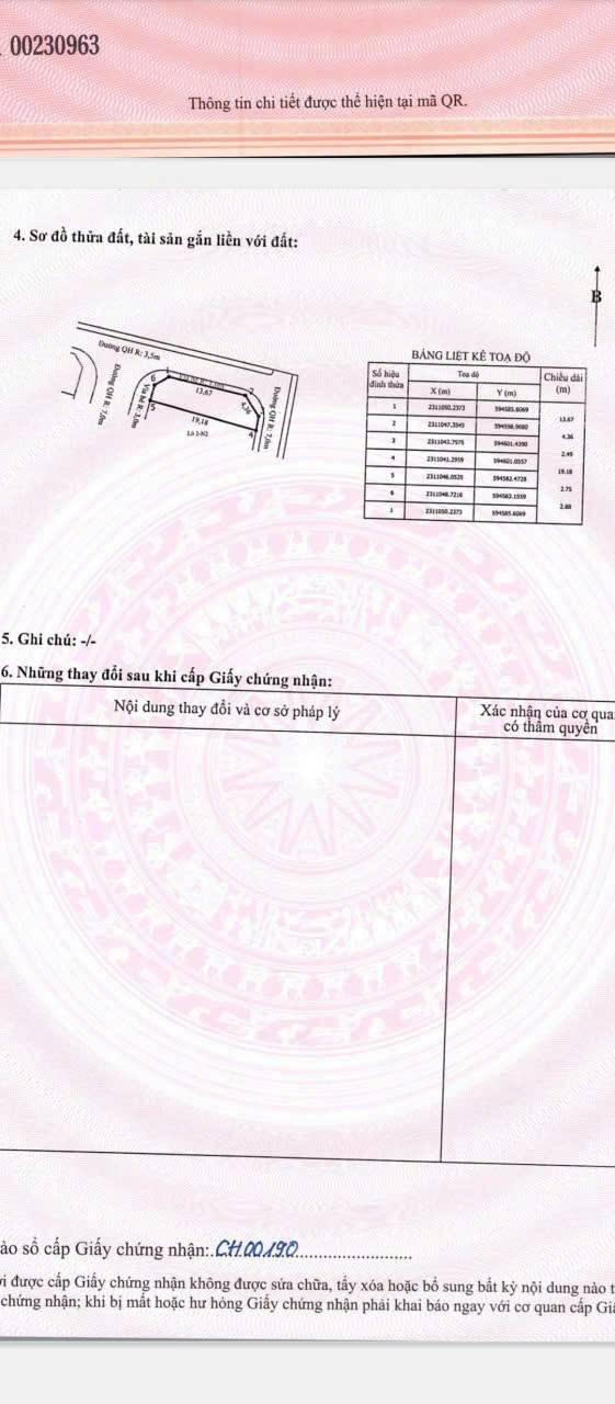 Đất nền Bái Trong - Hoa Động - Thủy Nguyên 90m² chỉ 3 tỷ - Lô góc thuận lợi!