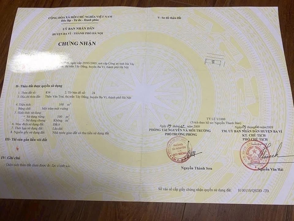 Đất lô góc 3 mặt tiền Vân Trai, Quảng Oai 100m² chỉ 2 tỷ - Cơ hội đầu tư tuyệt vời!