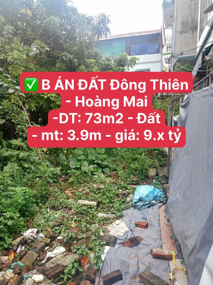 Đất nền Đông Thiên, Hoàng Mai 73m² giá 9 tỷ - Cơ hội đầu tư tuyệt vời!