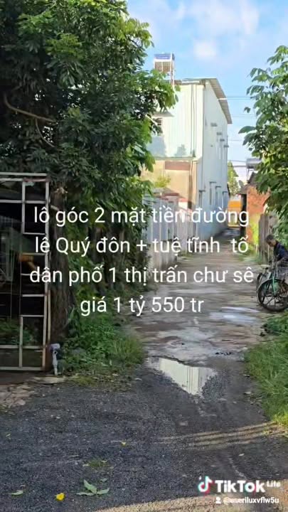 Đất thổ cư 150m² mặt tiền đường Lê Quý Đôn, giá 1.55 tỷ - Đầu tư sinh lời ngay!