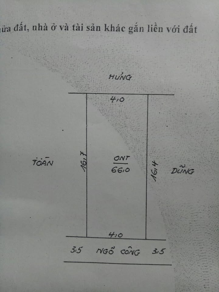 Đất thổ cư Đại Yên Chương Mỹ 66m² - Gần trung tâm chỉ 1km!