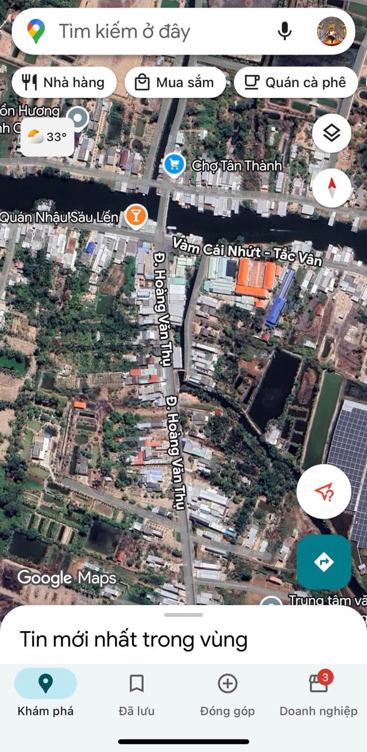 Đất nền 270m² đường Hoàng Văn Thụ, Tân Thành, Cà Mau - Giá chỉ 1,1 tỷ!