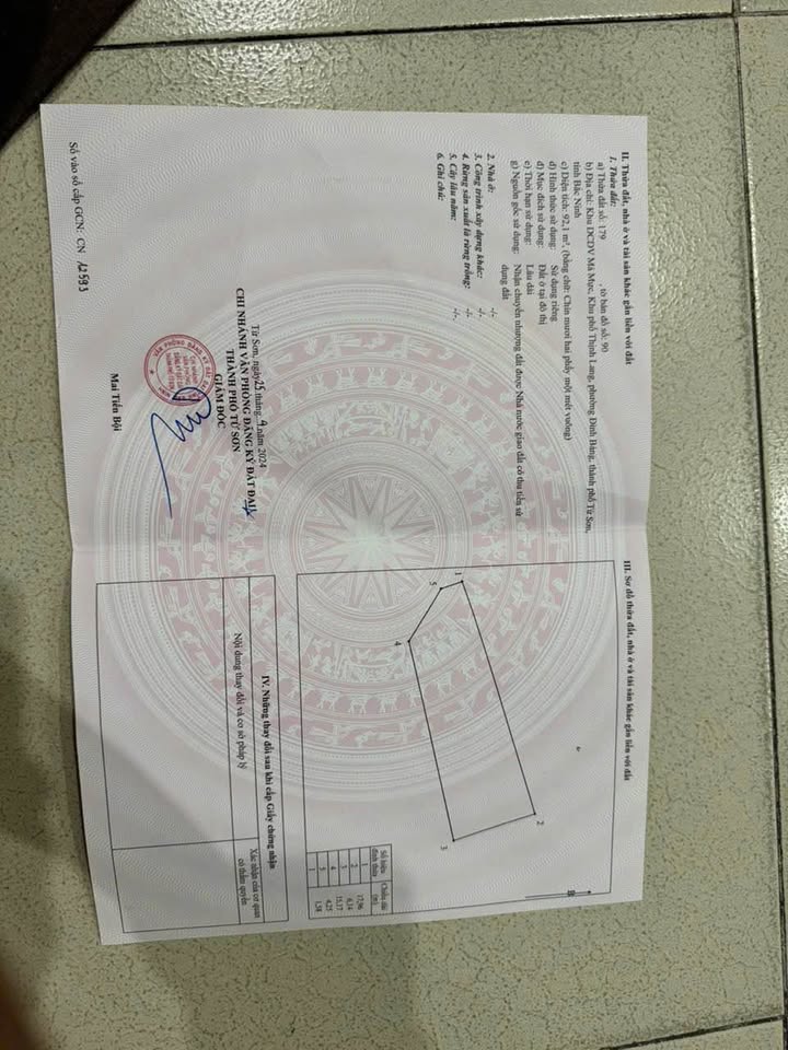 Đất nền Đình Bảng Từ Sơn 92m² giá thỏa thuận - Lô góc view công viên tuyệt đẹp!