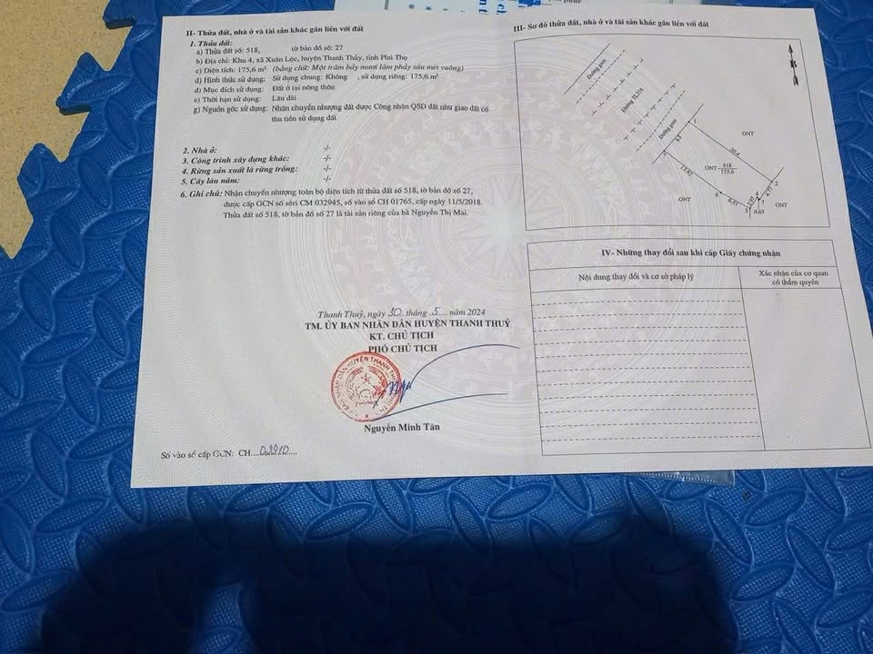 Đất thổ cư chính chủ xã Xuân Lộc 175m² - Cơ hội tuyệt vời cho đầu tư!