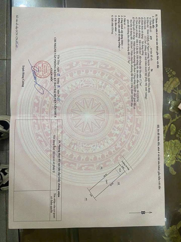 Đất nền Ngọc Lương, Yên Thủy 117m² - Cơ hội đầu tư tuyệt vời!