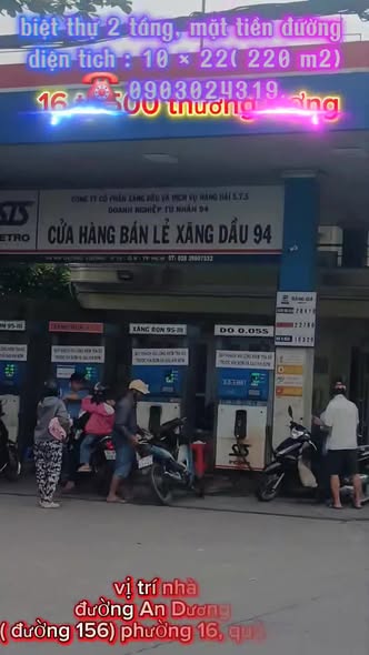 Biệt thự mặt tiền đường An Dương Vương, quận 8, 190m² giá 16.3 tỷ - Sổ hồng chính chủ