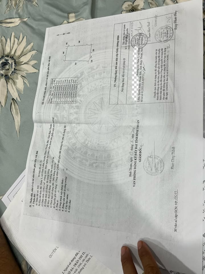 Đất thổ cư 1300m² tại khu phố 3, Hàm Liêm, giá chỉ 800 triệu - Sổ hồng chính chủ!