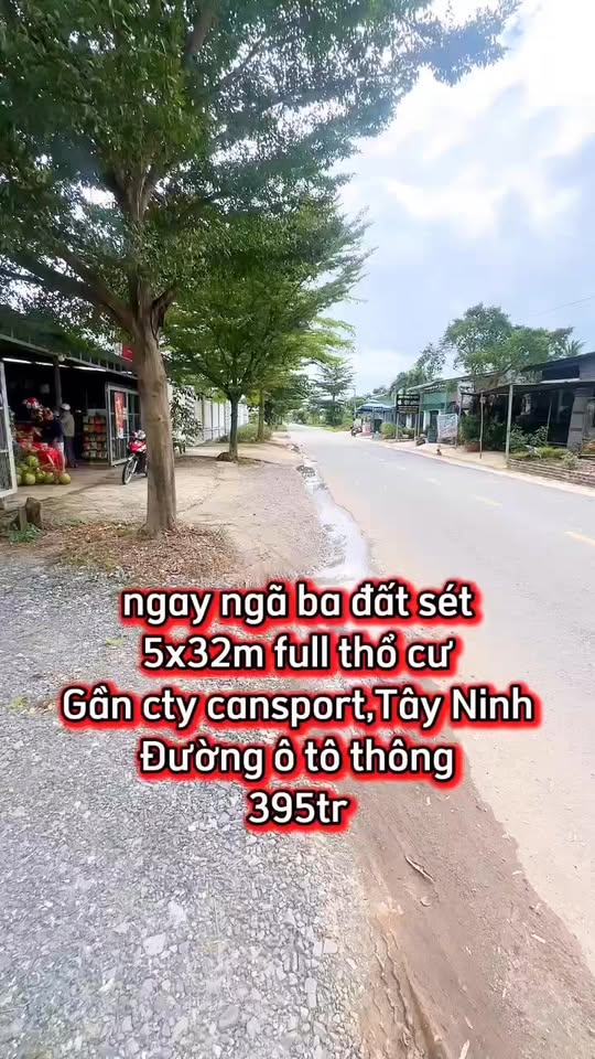 Đất thổ cư 150m² tại Ấp Thuận An, Tây Ninh giá 395 triệu - Đầu tư sinh lời ngay!