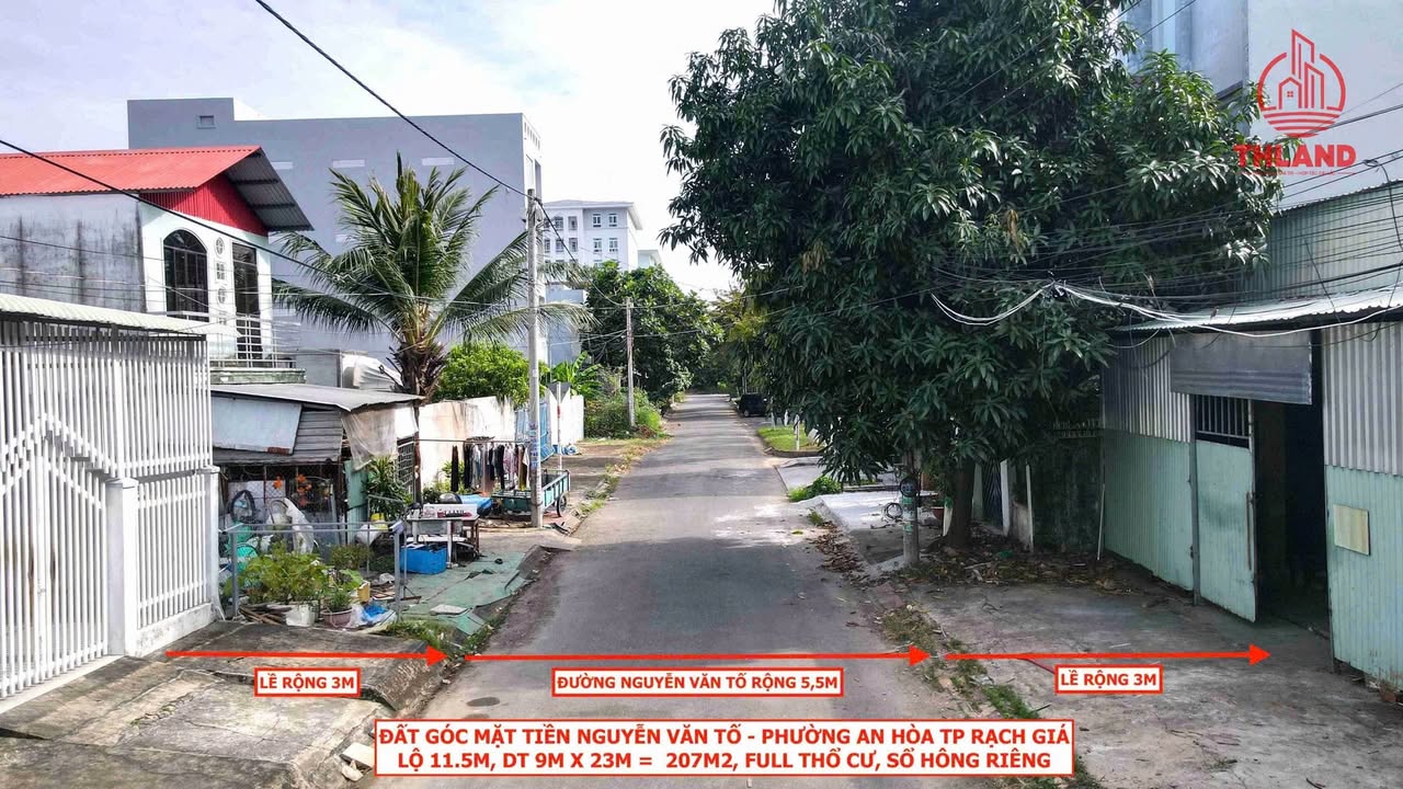 Đất mặt tiền Nguyễn Văn Tố 206m² giá 3.8 tỷ - Sổ hồng riêng, thương lượng tốt!
