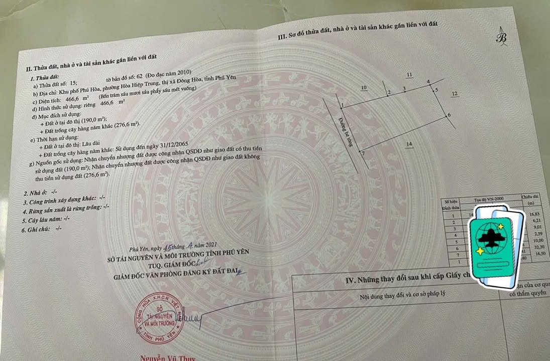 Đất nền Hòa Hiệp 512m² giá 1 tỷ - Cơ hội đầu tư tuyệt vời!