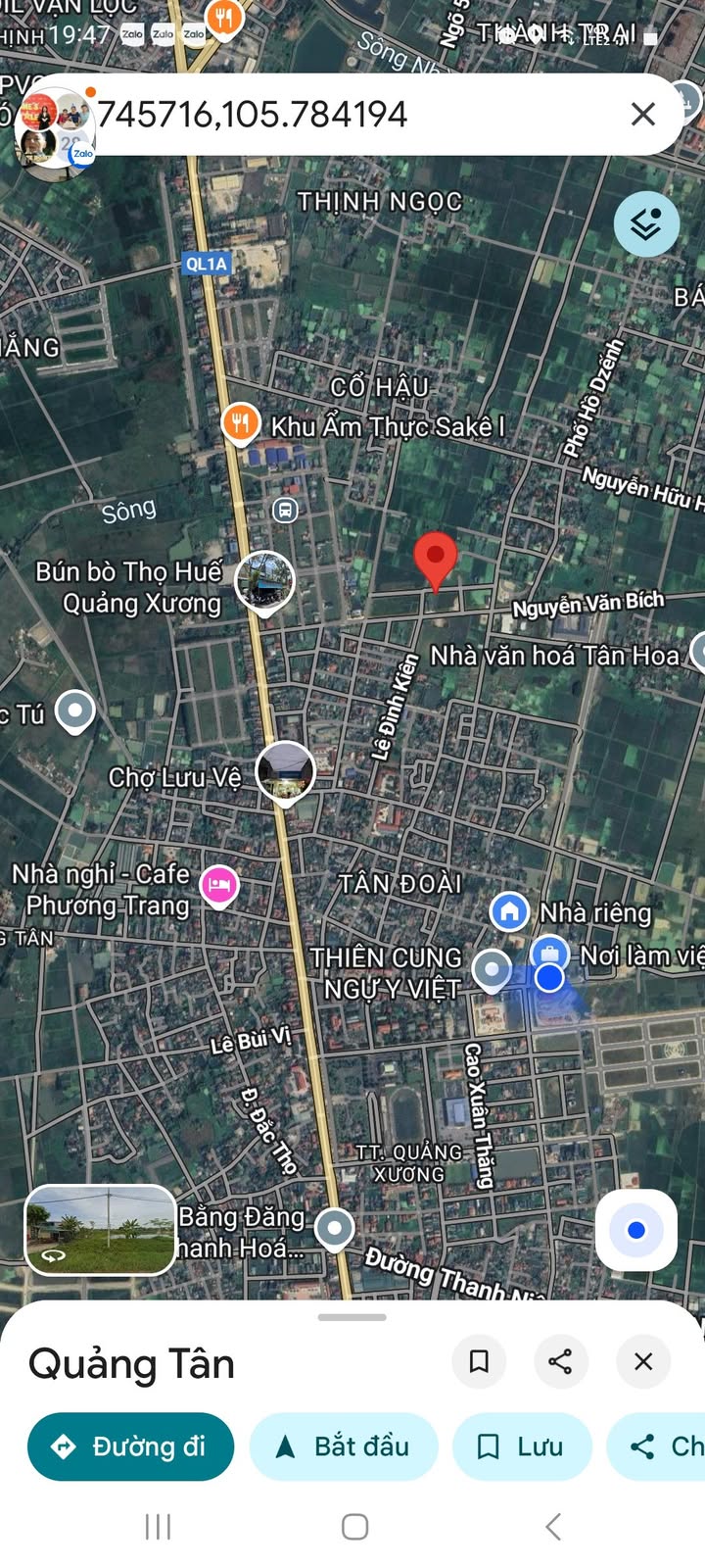 Đất nền Lưu Vệ, Quảng Xương 100m² giá 1 tỷ - Cơ hội đầu tư hấp dẫn!