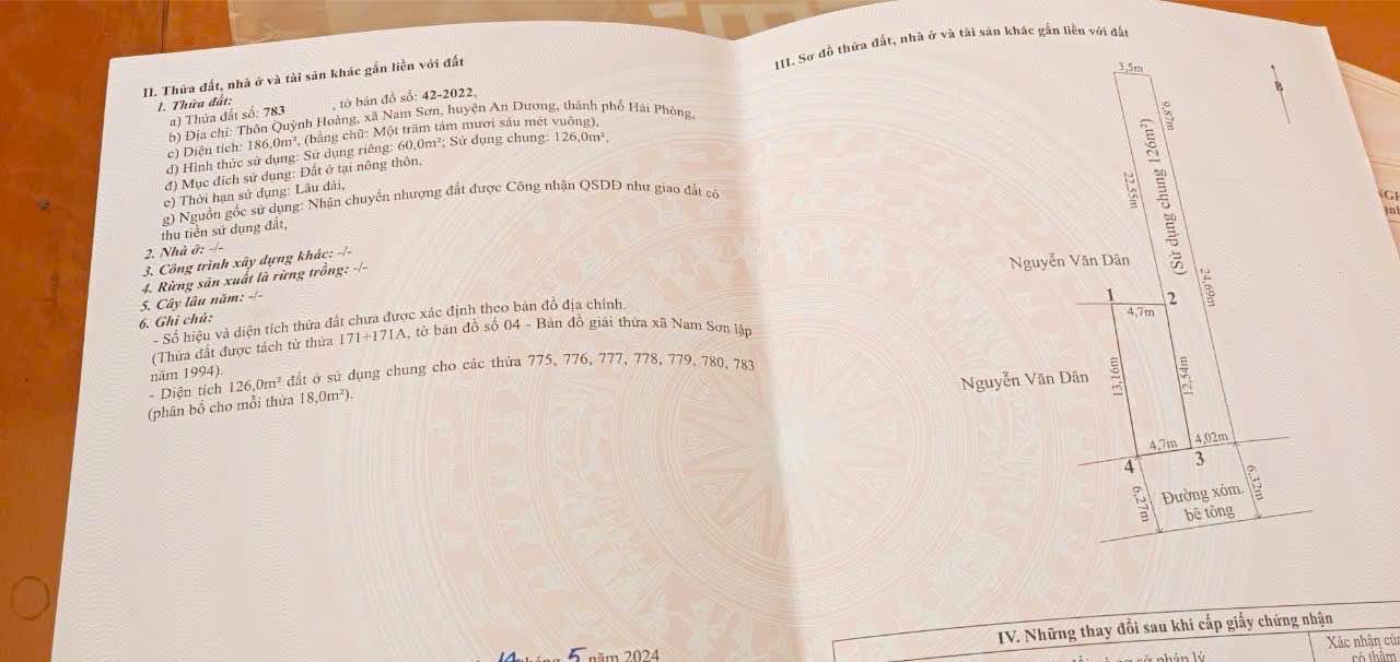 Đất mặt đường Quỳnh Hoàng, Nam Sơn 60m² giá 2.75 tỷ - Kinh doanh sầm uất!