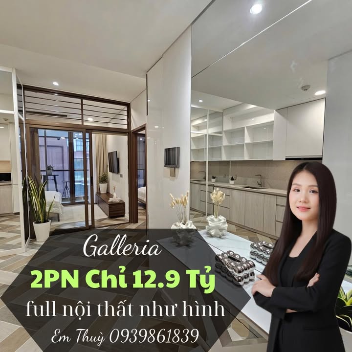 Căn hộ The Galleria 60m² giá 12.9 tỷ - Full nội thất, sẵn sàng vào ở!