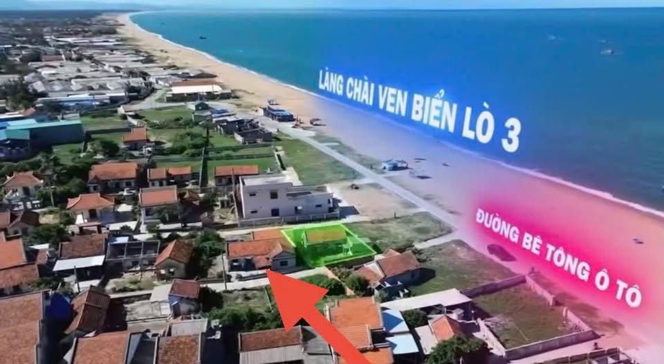 Lô đất gần biển Lò 3, Hòa Hiệp, 286m² - Cơ hội đầu tư tuyệt vời!