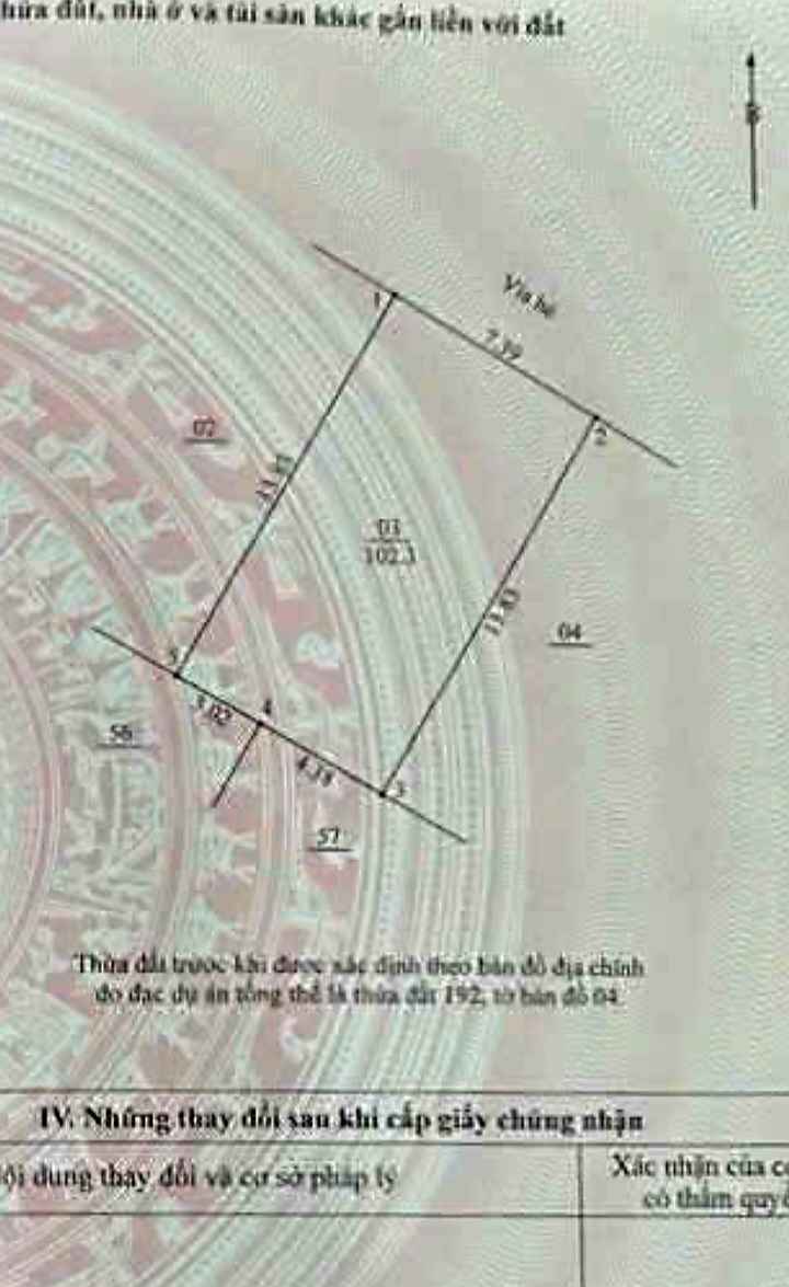 Đất dịch vụ Trạm Trôi, Hoài Đức 102.3m² - Đầu tư hấp dẫn!