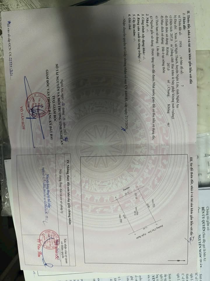 Đất Nền Nghi Thạch 207m² - Khu Kinh Doanh Sầm Uất Chỉ 2 Tỷ!